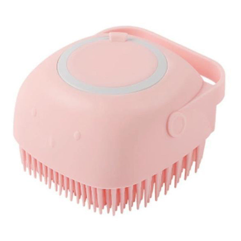 Silicone Pet Bath Brush – Massage, Shampoo &amp; Grooming Tool for Dogs &amp; Cats